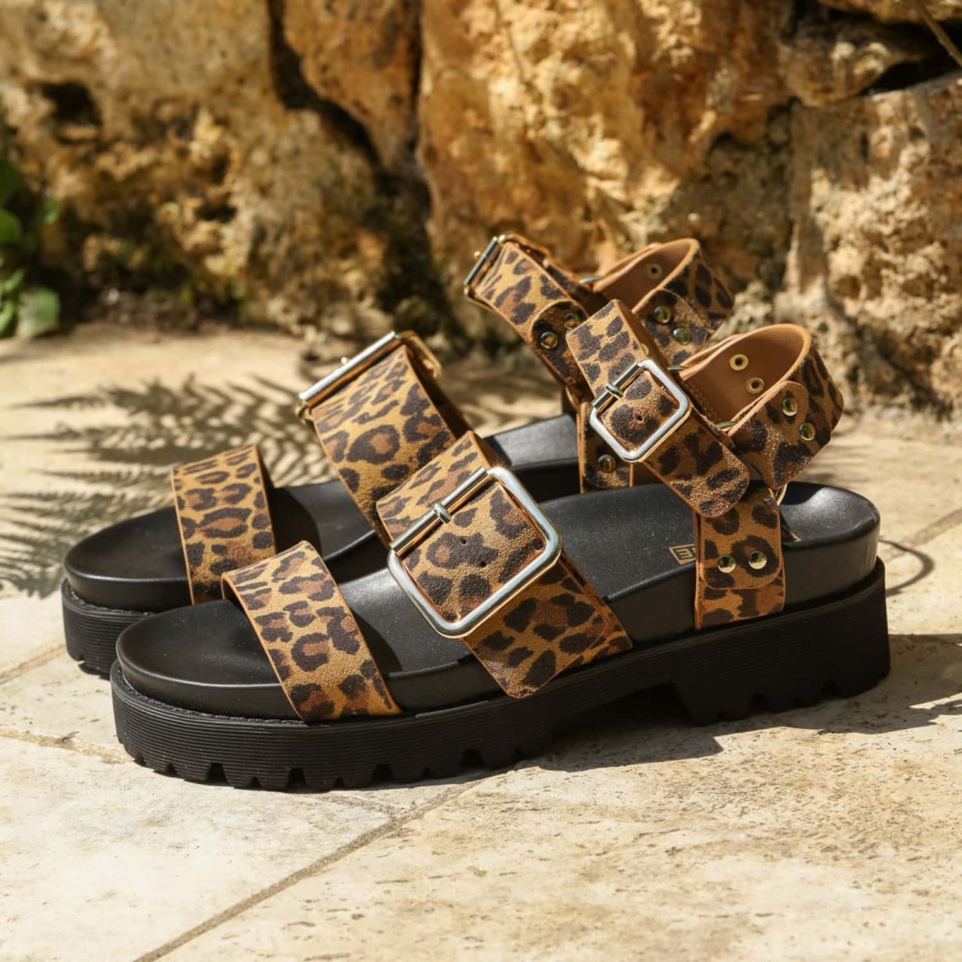 JUNE ANKLE W - SUEDE LEO - LEOPARD